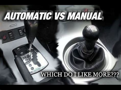 And the automakers have phased out many of their manual transmission options because fewer folks out there want the stick. Manual vs Automatic Which Do I Like More??? - G35 Vlog ...