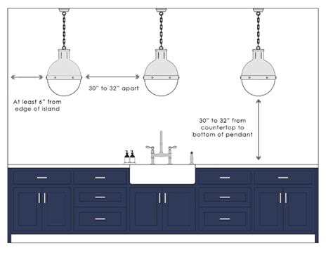 How To Hang Pendant Lighting Over Kitchen Island Caroline On Design