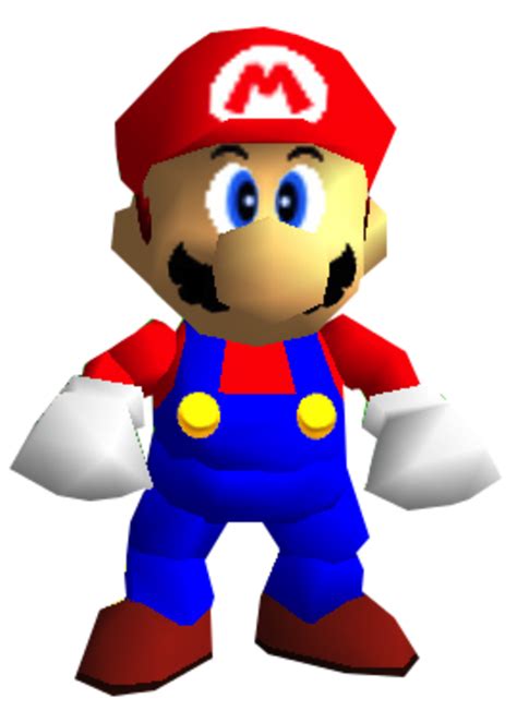 Mario's Super Mario 64 Model | Super Mario 64 | Super mario, Mario, Mario and luigi