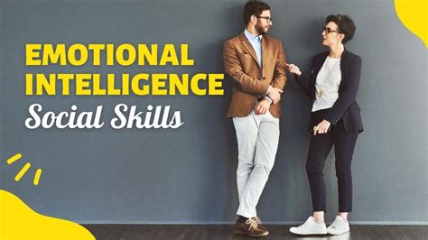 Emotional Intelligence Social Skills Youtube