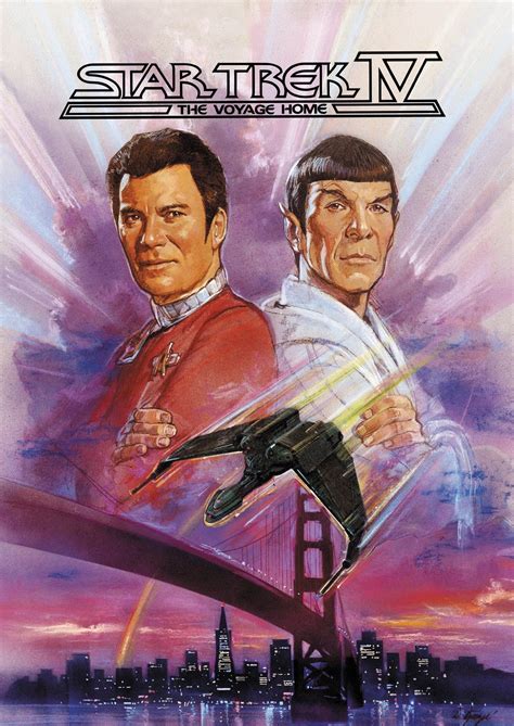 Star Trek Iv The Voyage Home Movie Poster William Shatner Spock Star