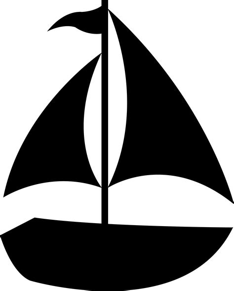 Sailboat Outline Clipart Best
