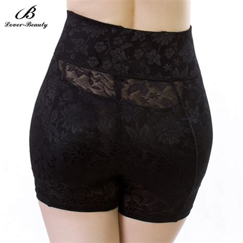 Lover Beauty Sexy Body Shapers Black Padded Bottom Lifting Panties