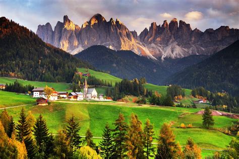 Val Di Funes Valley Trentino Alto Adige Italy