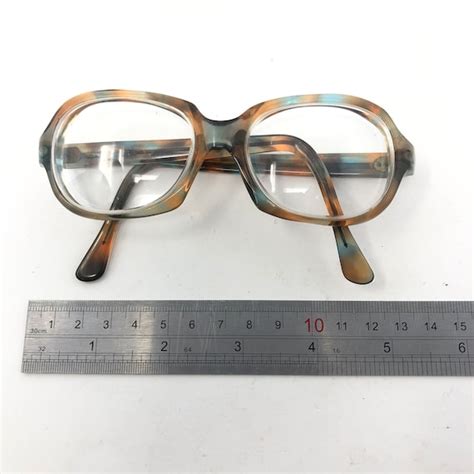 vintage horn rimmed eyeglasses glasses premiere frame… gem