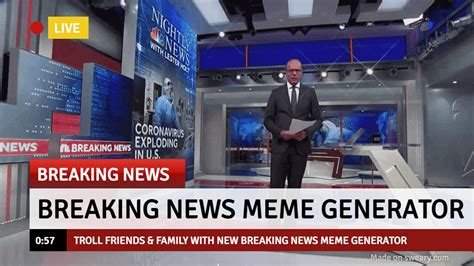 Breaking News Meme Template