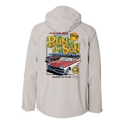 2021 Run to the Sun official car show jacket charcoal Myrtle Beach, SC - Events Apparel