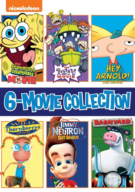 Best Buy Nickelodeon Animated Movies Collection 6 Discs Dvd
