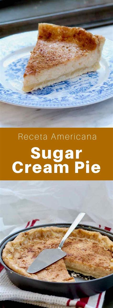 Sugar Cream Pie Receta Tradicional Estadounidense 196 Flavors
