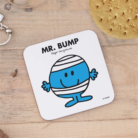 Personalised Mr Bump Cork Coaster