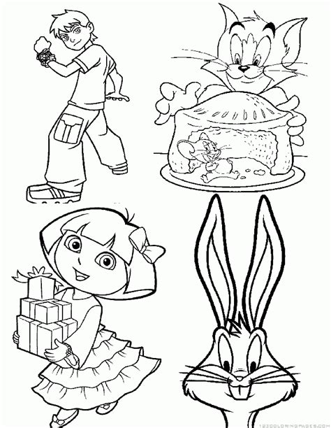 Cartoon Coloring Pages 24 Coloring Kids Coloring Kids Cartoon