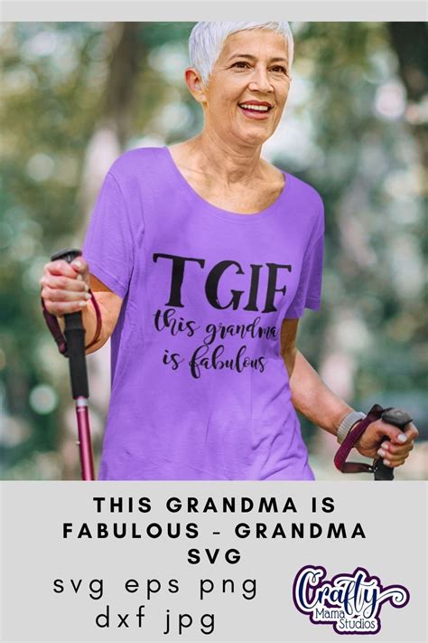 This Grandma Is Fabulous Svg T Grandma Svg T Svg Etsy Singapore
