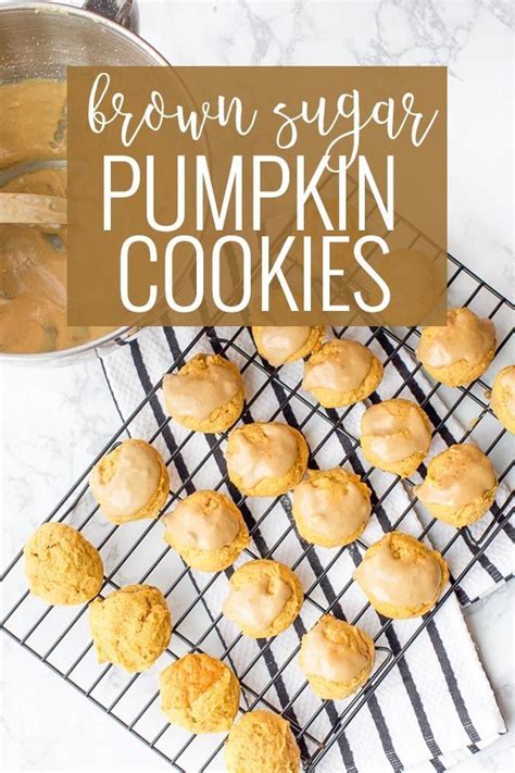 Pumpkin Cookies With Brown Sugar Icing Today I Want To Share Another
