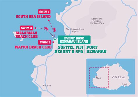 The Ocean Swim Fiji Itinerary