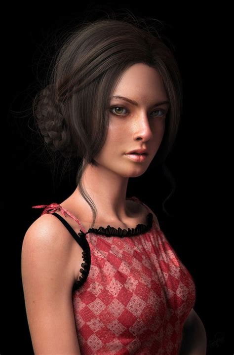 Lovely Digital Artworks Of Girls Character Poses Character Modeling
