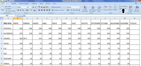 Plantilla Excel De Gastos Mensuales En El Hogar Vrogue