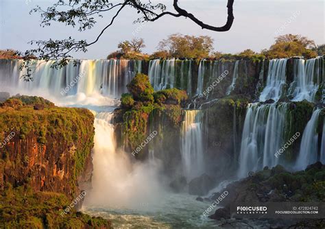 Cascate Di Iguazu Parco Nazionale Di Iguazu Argentina — Acqua Vista