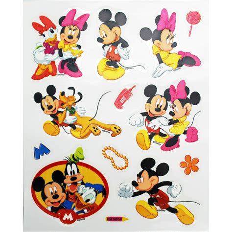 Classic Iconic Disney Characters Sticker Collection 13 Stickers