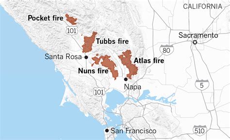 Fires Northern California Map Campus Map