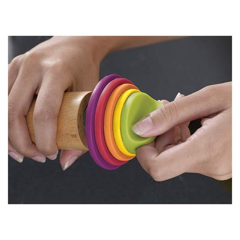 Joseph Joseph Adjustable Rolling Pin With Multi Colour Measuring Rings