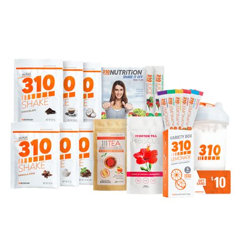 Our 310 Nutrition starter pack offers single-serving 310 shakes, lemonades, teas & juices so you ...