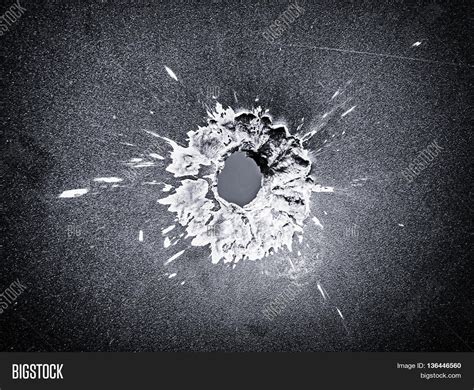 Bullet Hole Metal Image And Photo Free Trial Bigstock