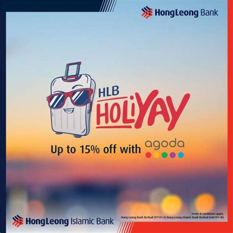Enjoy agoda credit card promotions for the year 2021 and receive up to 8% off your local bookings. Agoda Holiday Promotion Up To 15% OFF with Hong Leong Bank ...