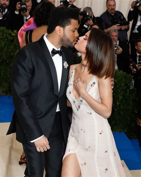 Selena Gomez And The Weeknd At The Met Gala 2017 Popsugar Celebrity