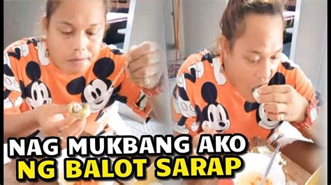 nag mukbang ako ng balot sarap yaya hanna🥚🥚🍽😋 youtube