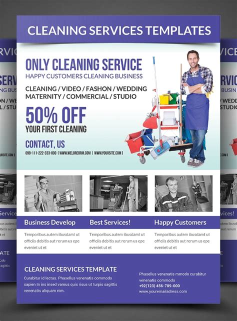 Free Cleaning Service Templates Printable Templates