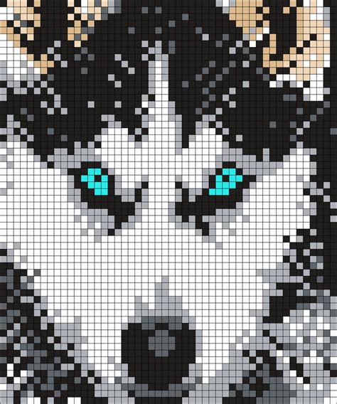 Pixel Art Wolves