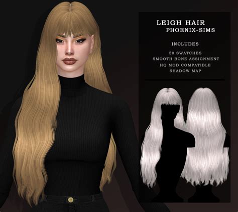 Phoenix Sims Leigh Hair Sims 4 Hairs
