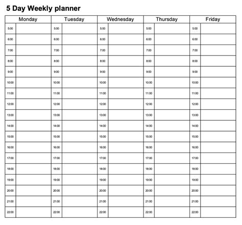 17 Printable Time Blocking Templates Updated For 2022