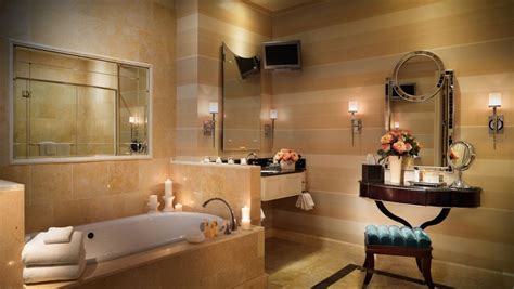 Two bedroom suites for up to 12 people Palazzo Lago Suite bathroom, Las Vegas. | Fancy bathroom ...