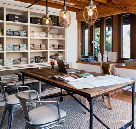Industrial Home Office Designs For A Simple And Professional Look