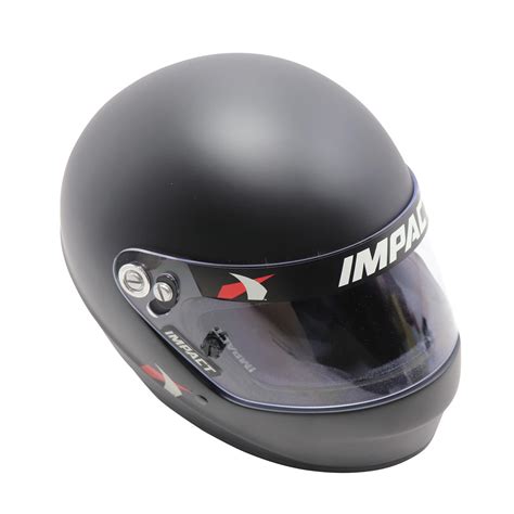 Impact Racing Sa2020 1320 Side Air Helmet Flat Black Large