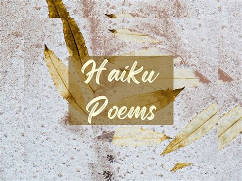 Haiku Poems 5 7 5 For Some Easy Creative Fun Icreatedaily