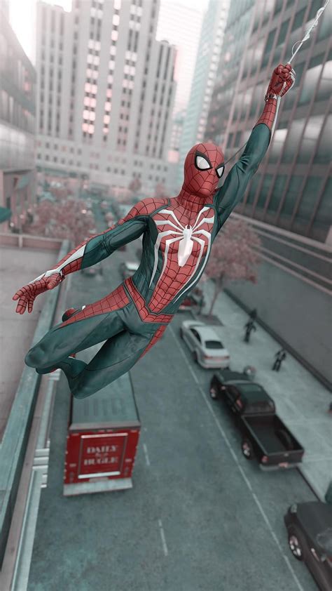 Spider Swing Spider Man Spider Man Ps4 Hd Phone Wallpaper Peakpx