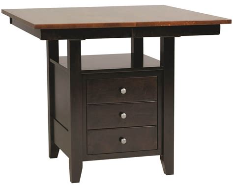 Get outdoors for some landscaping or spruce up your garden! Delia Storage Bistro Table - Countryside Amish Furniture