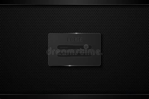 Login Template Hud Ui Hi Tech Design Concept Background Vector