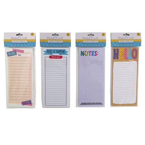 Wholesale Notepad Single Magnetic Assorted Designs 60 Sheets