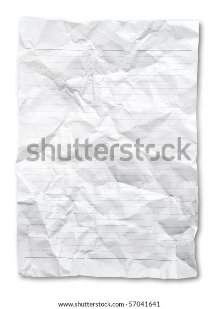 Wrinkled Note Paper Stock Photo Edit Now 57041641