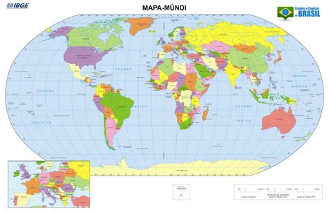 Mapa M Ndi Mapa Do Mundo Ecb