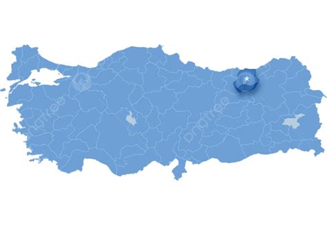 Mapa De Turquía Bayburt Ciudad Imagen Administrativa Vector Png