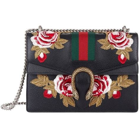 Gucci Medium Dionysus Embroidered Floral Bag 3740 Liked On Polyvore