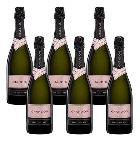 Champagne Chandon Brut Nature Rose 750ml Caja X 6 Quirino Quirino Bebidas