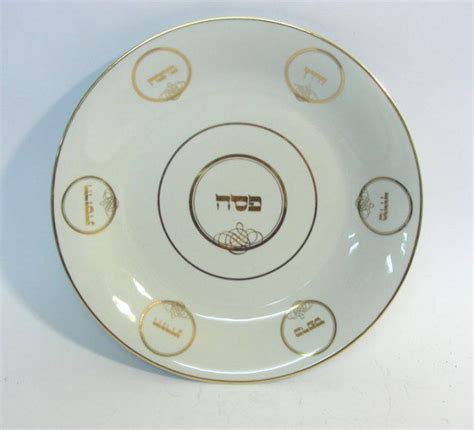 Limoges Porcelain Passover Seder Plate France Ca 1920 Lot 153 Passover Seder Plate Seder