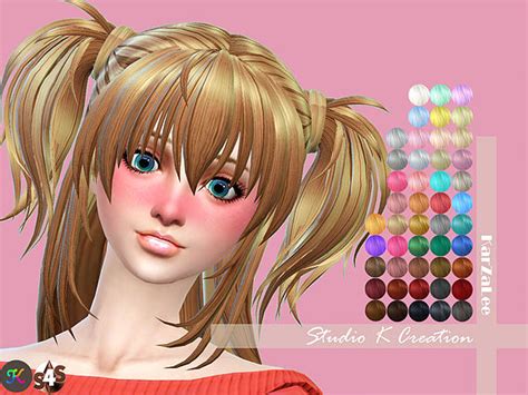 Animate Hair 73 Hina At Studio K Creation Sims 4 Updates