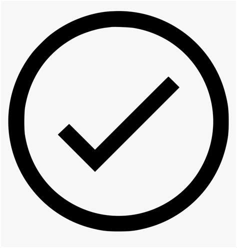 Maybe you would like to learn more about one of these? Check Verify Pure Write Round Tick - Font Awesome Check ...