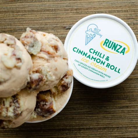 402 Creamery Runza Partnering For Chili And Cinnamon Ice Cream Klin